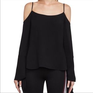 BCBG black off the shoulder top